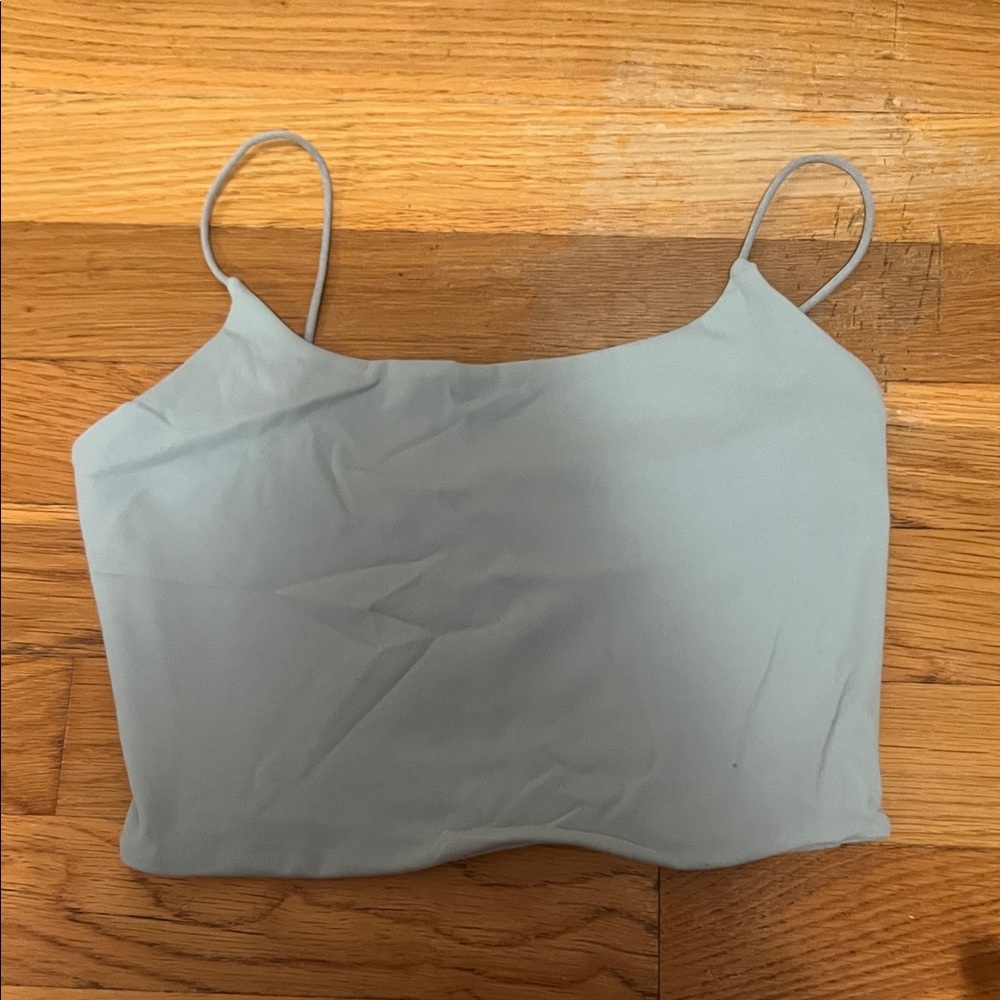 Women's Light Green Spaghetti Strap Top